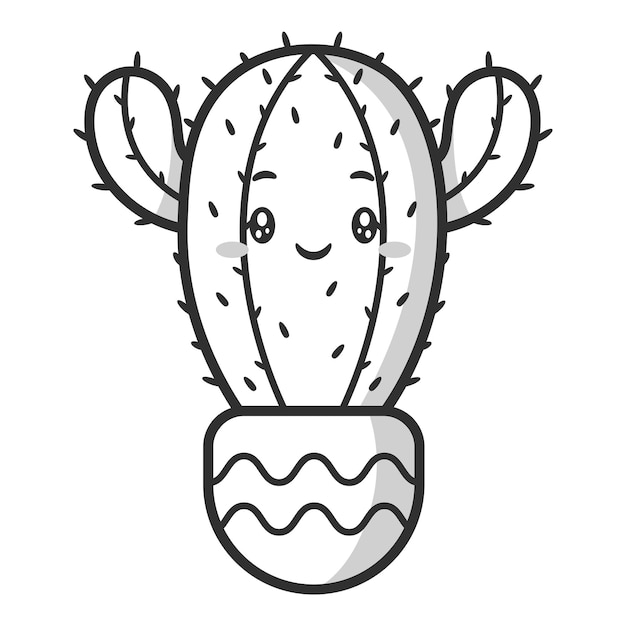 Cactos fofos 60 –  – Desenhos para Colorir