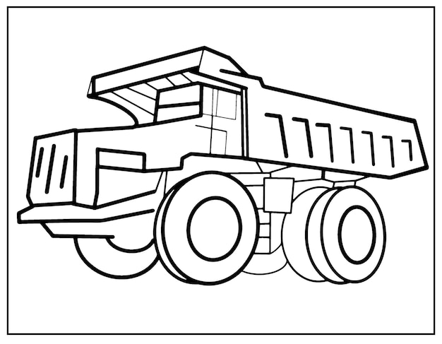 Baú da Web: Desenhos de caminhão para colorir