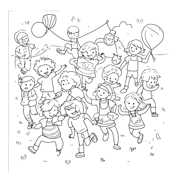 Desenhos para Colorir do Dia das Crianças 2023