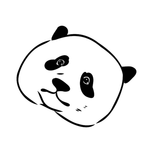 Como desenhar Panda realista: esboço 