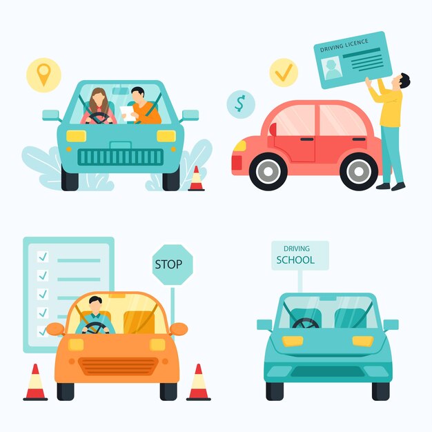 Escola de condução Aulas de condução