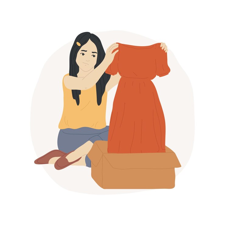 Vetor escolha itens isolados ilustração vetorial de desenho animado