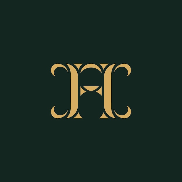 Vetor escreva um design de logotipo com estilo de luxo