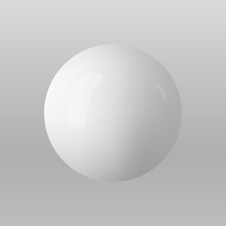 Vetor esfera 3d.