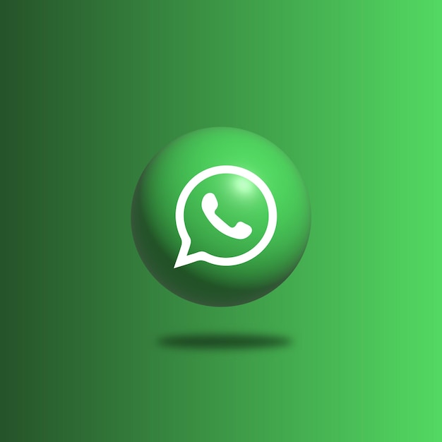 Vetor esfera do whatsapp