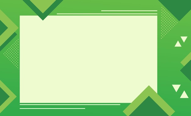 Espaço de banner de fundo verde para texto