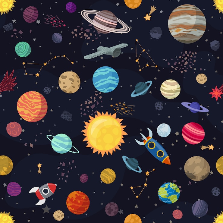 Vetor espaço sem emenda da caixa