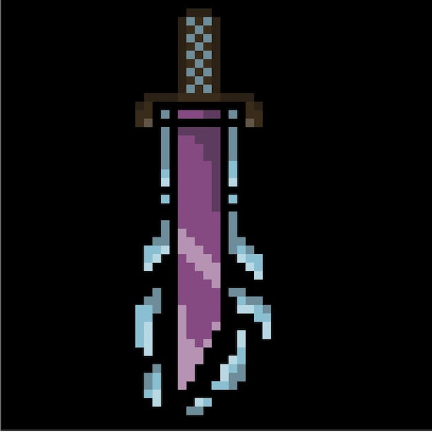 Espada de pixel art