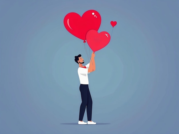 Vetor especiais do dia de são valentim forma de amor vector