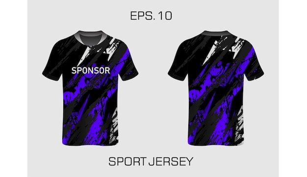 Vetor especificações de esportes de futebol jersey template tshirt gaming esport imitação uniforme vetor