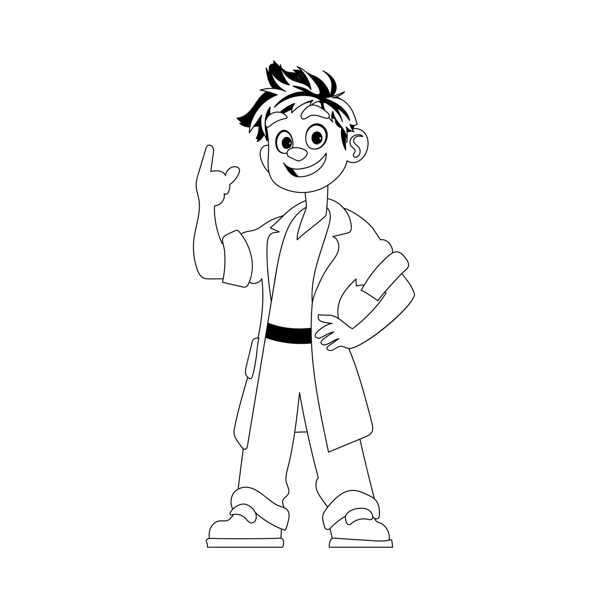 Desenhos para colorir de médico e enfermeira - Desenhos para colorir  gratuitos para impressão