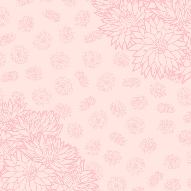 Estampa floral. ilustração vetorial. fundo.