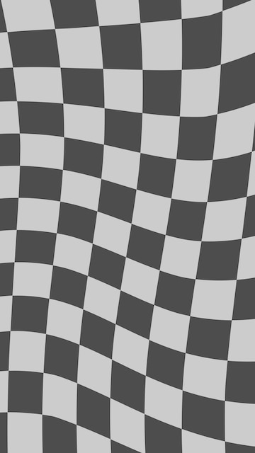 Fundo Xadrez Distorcido Preto E Branco, Checker, Resumo, Forma