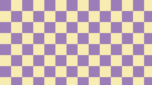 Vetor estética xadrez amarelo e roxo xadrez xadrez xadrez fundo padrão de tartan