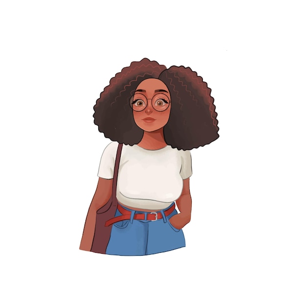 estilo bonito dos desenhos animados