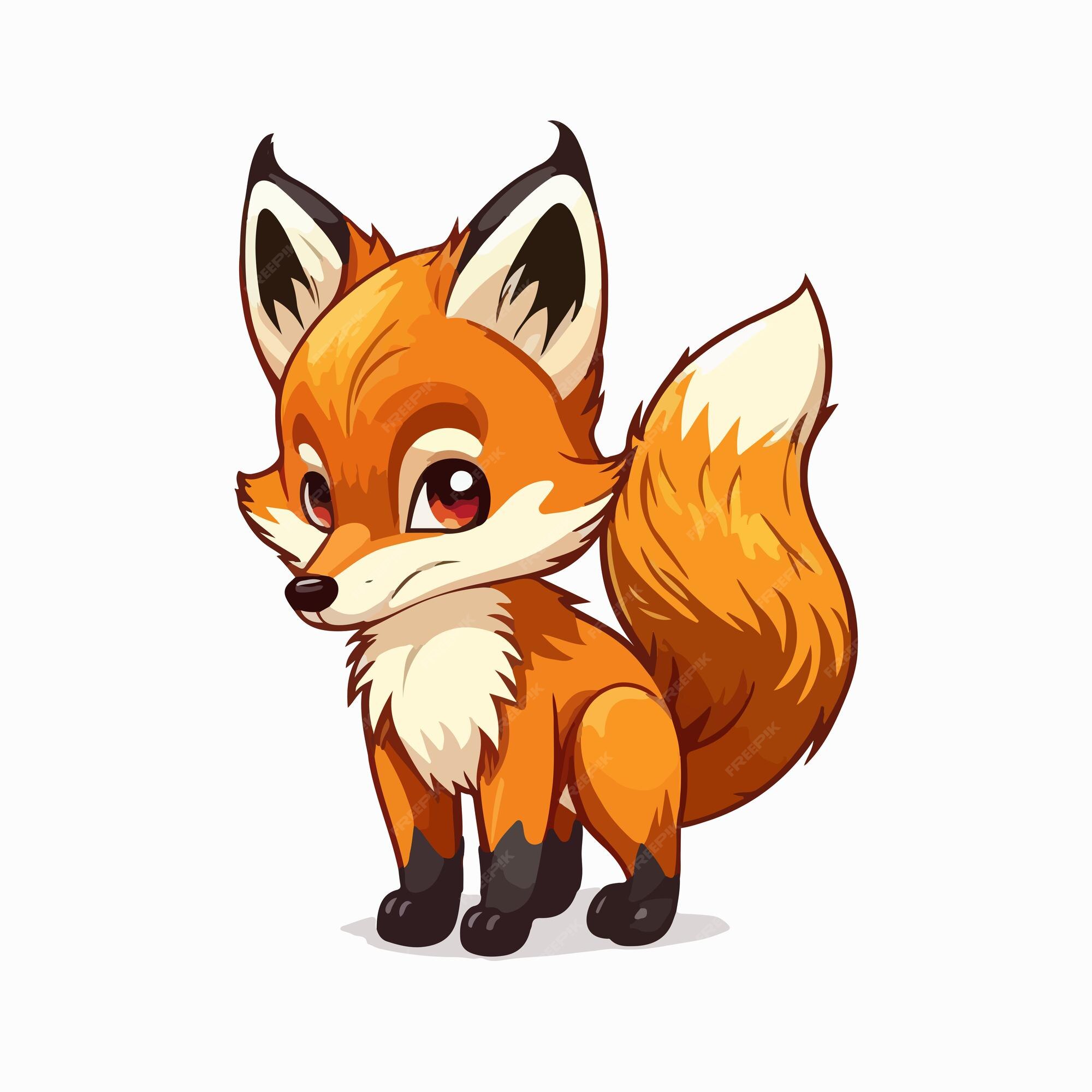 Desenhos Animados Desenhados à Mão De Fox Clipart PNG , Pintado à Mão,  Raposa, Desenho Animado Imagem PNG e PSD Para Download Gratuito