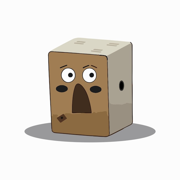 Vetor estilo de desenho animado vector cute cajon