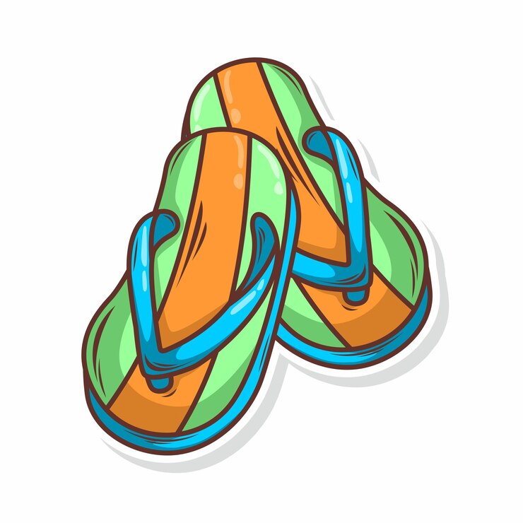 Vetor estilo de desenho manual de acessórios de doodle de praia de férias