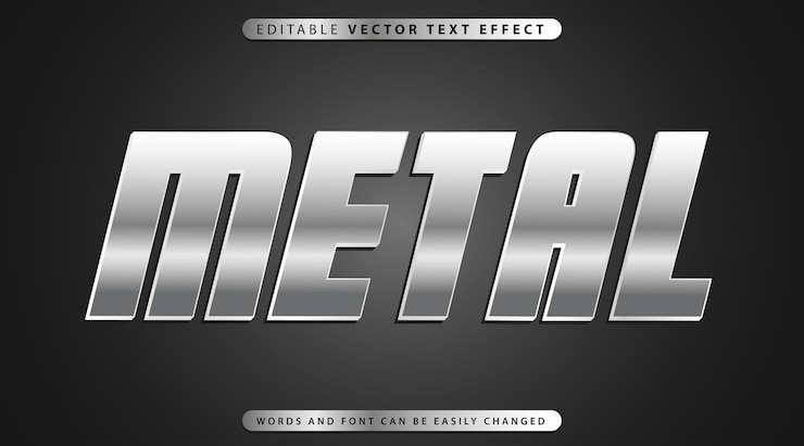 Vetor estilo de efeito de texto totalmente editável