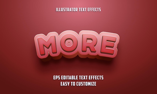 Estilo de efeitos de texto editáveis