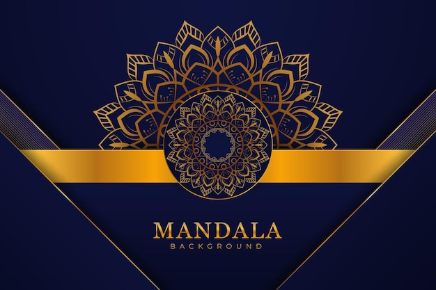 Estilo de fundo de mandala elegante