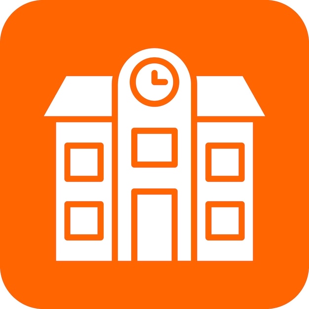 Estilo de ícone da Escola de Design Vector