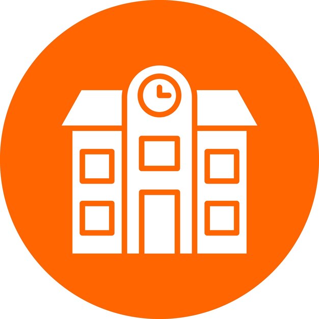 Estilo de ícone da Escola de Design Vector