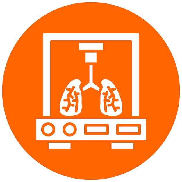 Estilo de ícone de bioimpressão de design vetorial