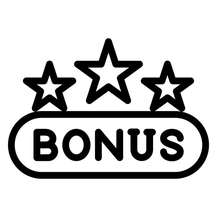 Vetor estilo de ícone de bônus de design vetorial