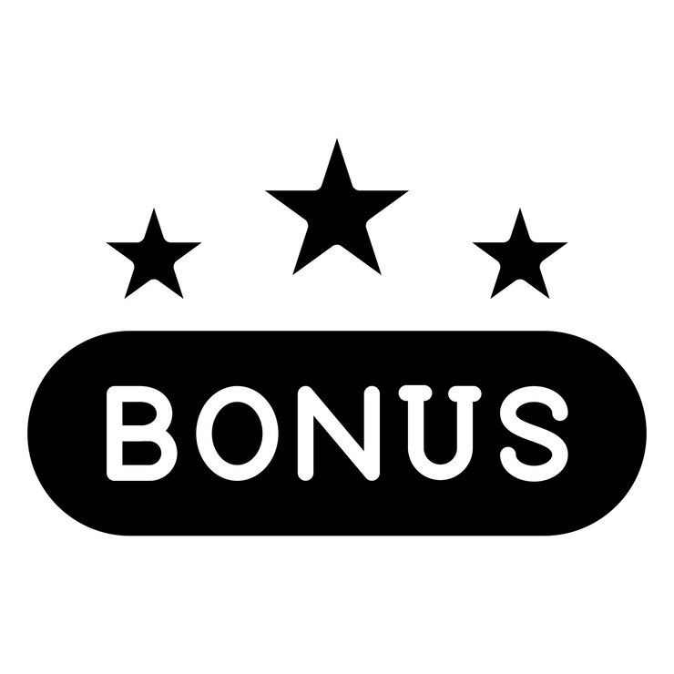 Vetor estilo de ícone de bônus de design vetorial