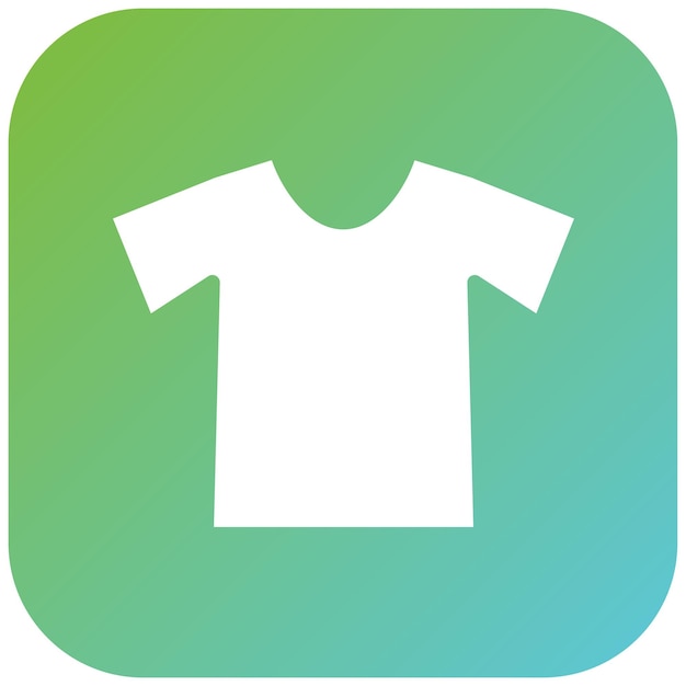 Estilo de ícone de camiseta de design vetorial