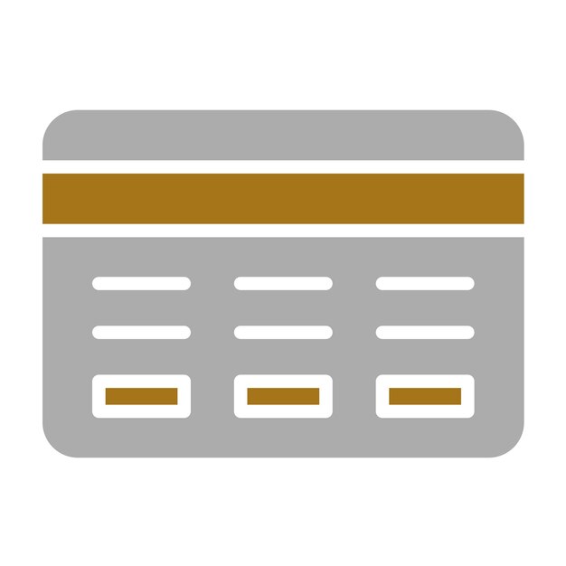Vetor estilo de ícone de cartão de crédito de design vetorial