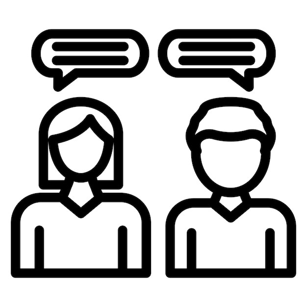 Estilo de ícone de consultoria de design vetorial