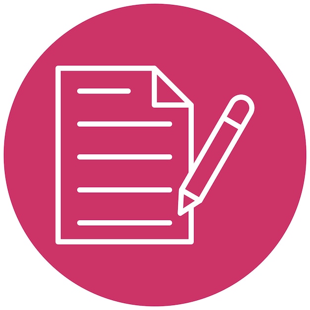 Estilo de ícone de conteúdo de design vetorial