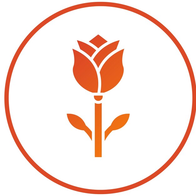 Estilo de ícone de cravinho de design vetorial