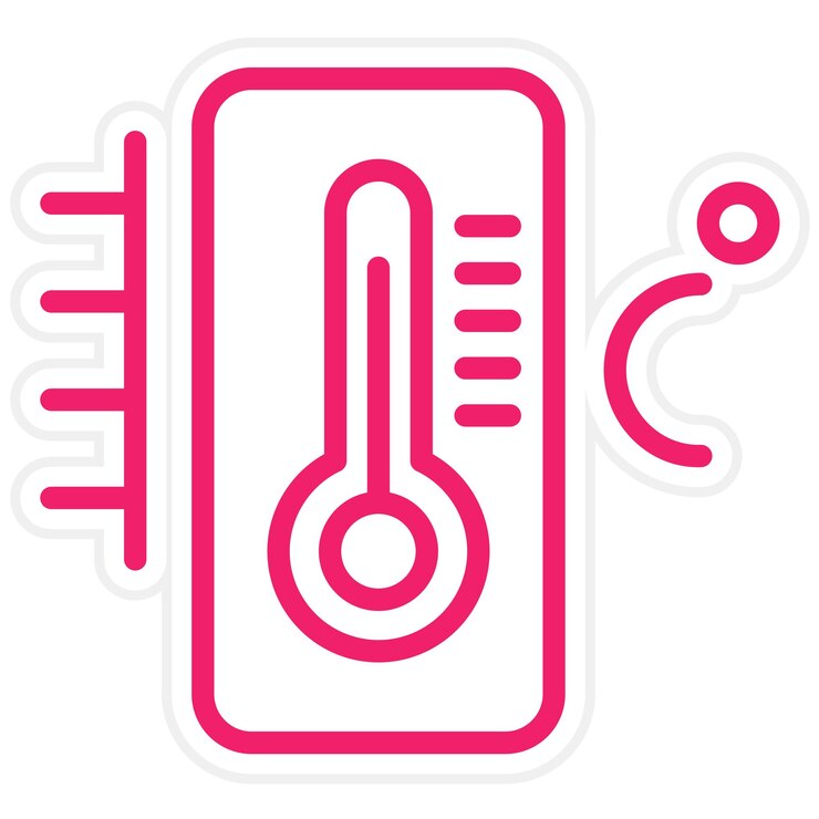 Vetor estilo de ícone de design vetorial celsius