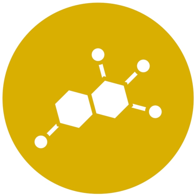 Vetor estilo de ícone de design vetorial de química