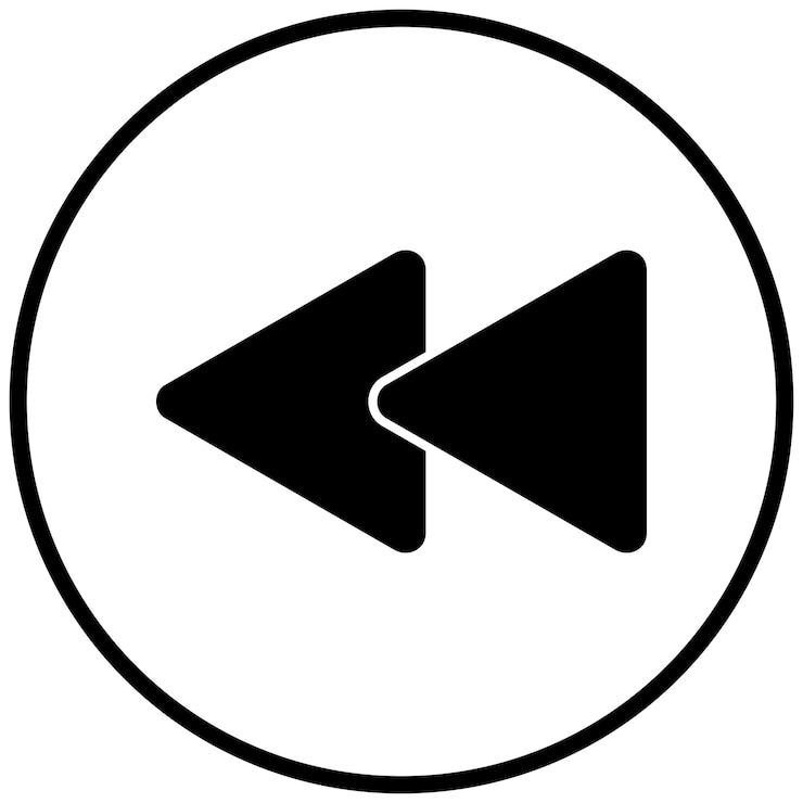 Vetor estilo de ícone de design vetorial para trás