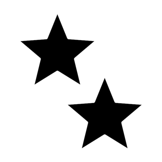 Vetor estilo de ícone de estrela de design vetorial