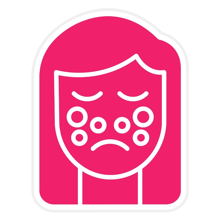 Vetor estilo de ícone de exfoliação de design vetorial