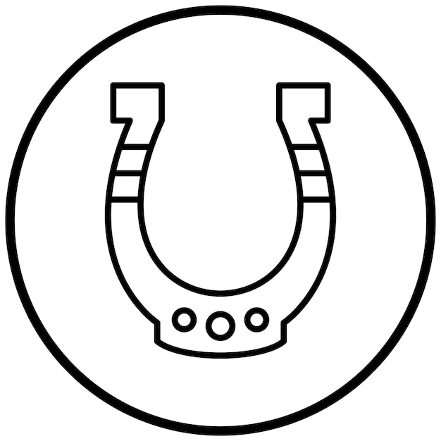 Estilo de ícone de ferradura