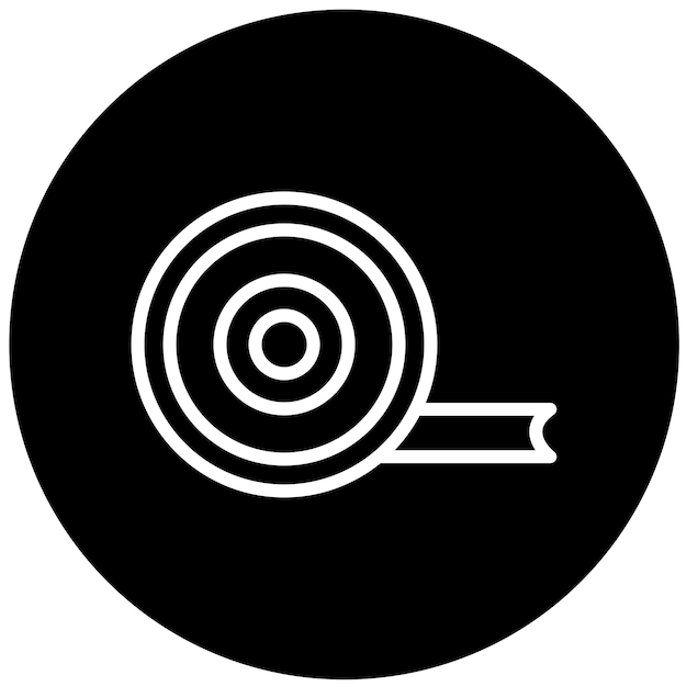 Estilo de ícone de filme de barreira azul de design vetorial