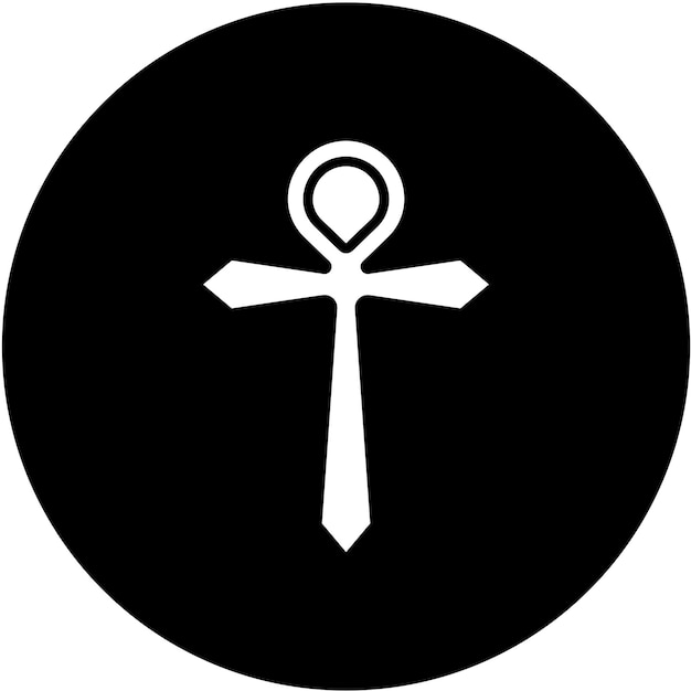 Vetor estilo de ícone de hieróglifo de design vetorial