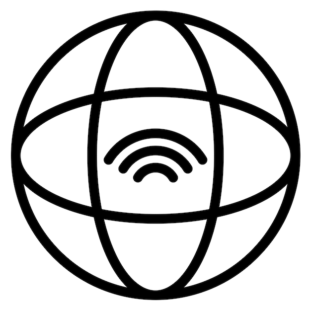 Estilo de ícone de Internet de design vetorial