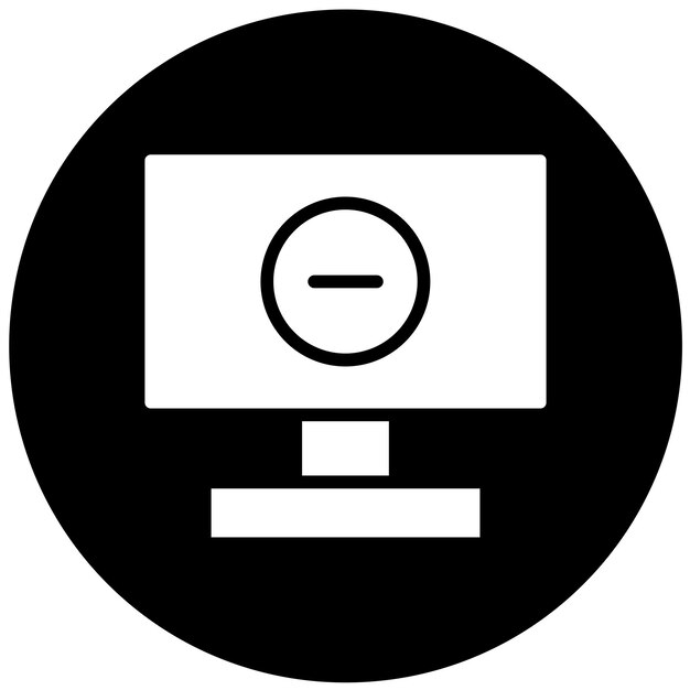 Estilo de ícone de ligação cibernética de design vetorial