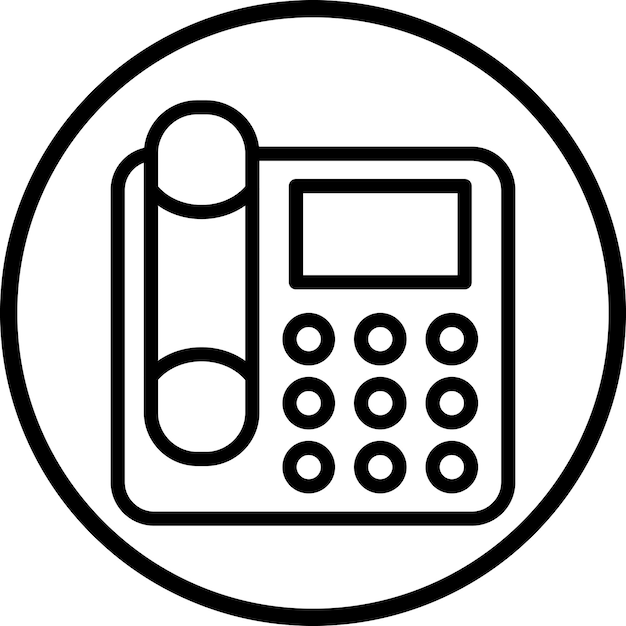 Estilo de ícone de linha fixa de design vetorial