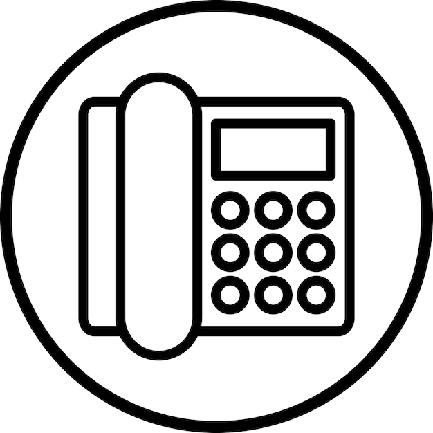 Estilo de ícone de linha fixa de design vetorial