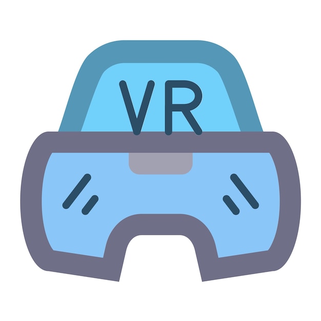 Vetor estilo de ícone de óculos vector design vr