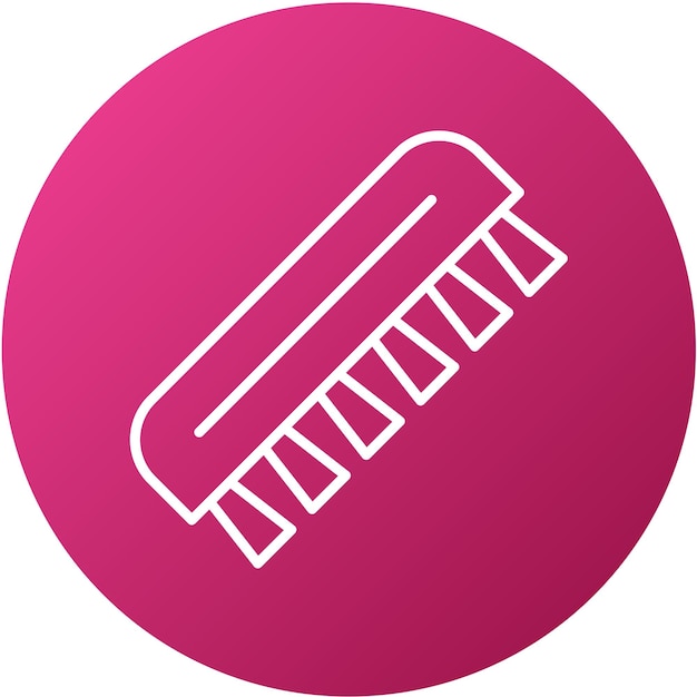 Estilo de ícone de pincel polonês de design vetorial