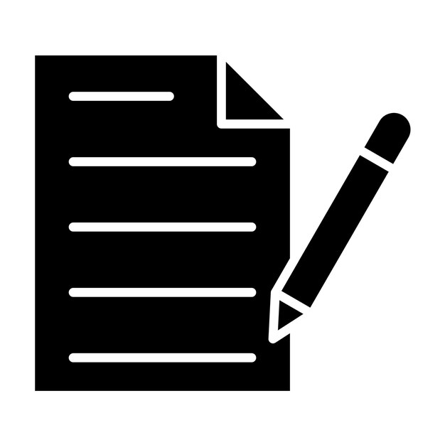 Estilo de ícone de projeto vetorial do blog